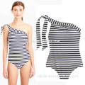 Wholesale Beach Wear Clothing Apparel Online USA America Australia Fancy Design One Shoulder One Piece Swimsuit
